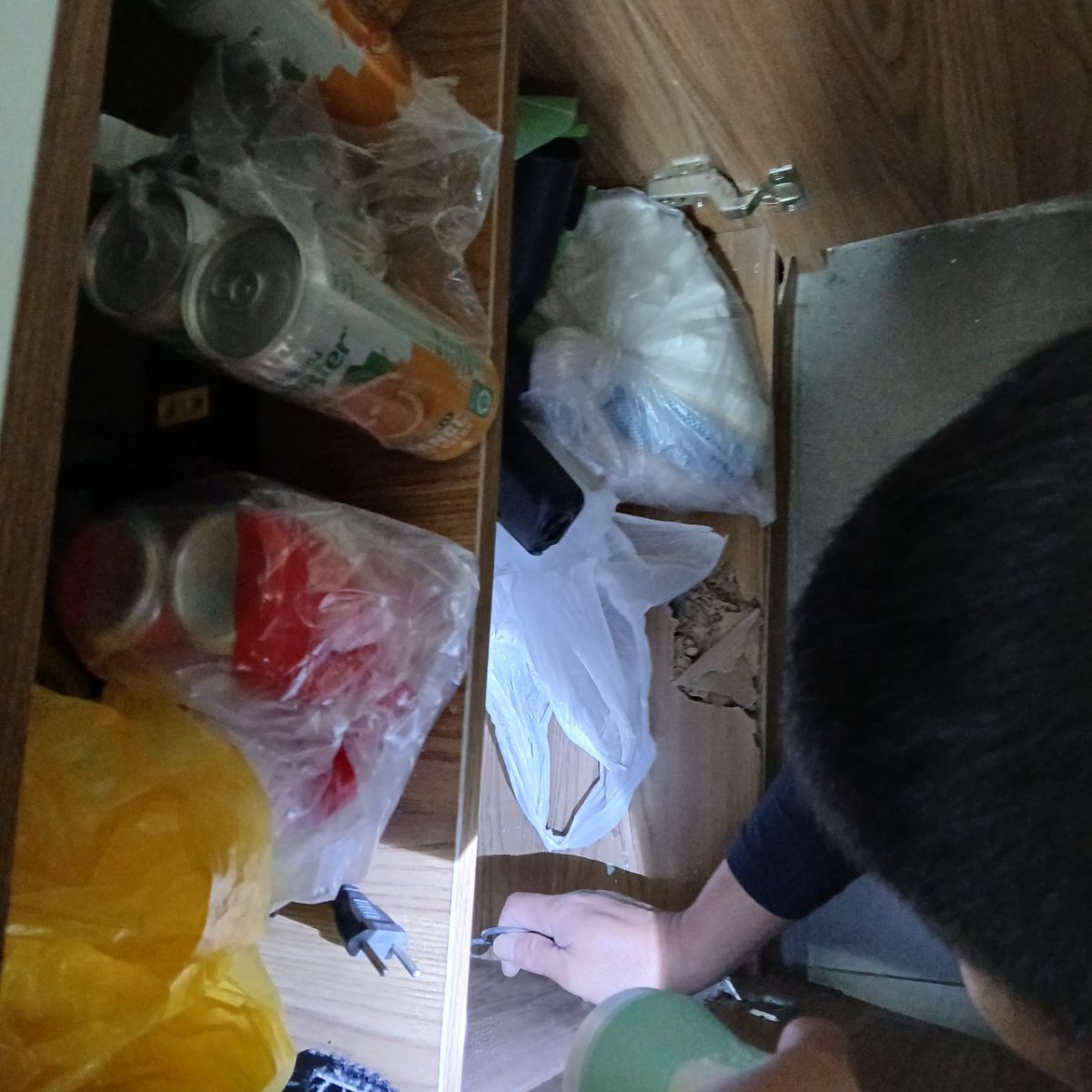 Khảo sát kiểm tra mối xông tủ bếp cho khách hàng tại phường Xuân Hòa