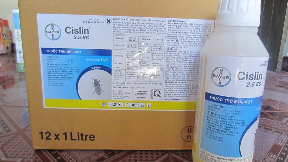Thuốc diệt mọt Cislin 2.5EC