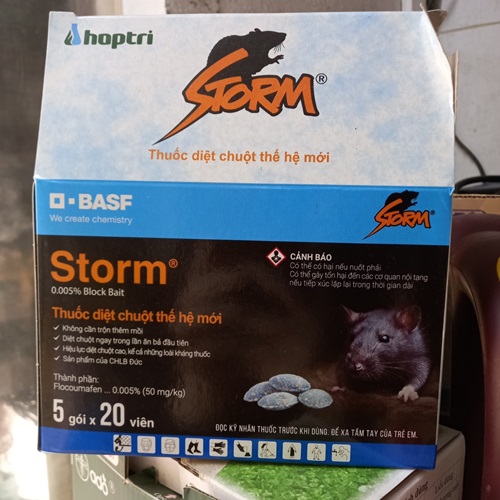 Thuốc diệt chuột Storm thế hệ mới nhập khẩu tại Đức