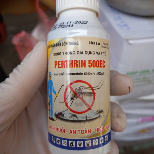 Thuốc diệt muỗi chính hãng Perthrin 500EC an toàn, hiệu quả 